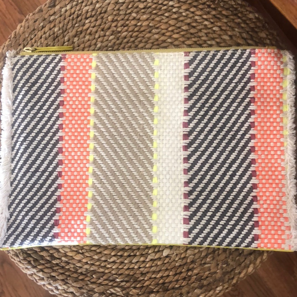 Anthropologie Woven and Vegan Clutch